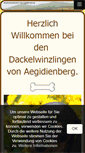 Mobile Screenshot of dackelwinzlinge.de